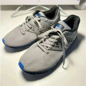 RBX live life active men’s running gym shoes size 10W| color: gray/blue
